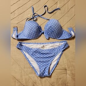 NWOT POLKADOT 2 PIECE SWIMSUIT